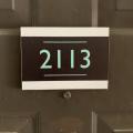 My new apartment number is pretty sweet!