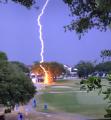 Lighting Strike Caught on Camera During US Women's Golf Open Today