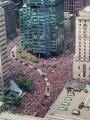 The Toronto Raptors Parade From Above