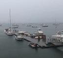 Lightning strikes sailboat in Boston Harbor