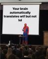 Your brain automatically translates