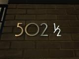 This house address is a half number.
