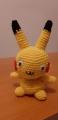 Posted this on the Pokemon Subreddit a bit ago but not many people saw it so here you go googly eyed Pikachu made by my girlfriends grandma