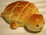 Cool turtle made of bread