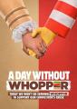Burger King will stop selling Whoppers for a day in Argentina in order to support McDonald’s charity by encouraging people to sell Big Macs. The promotional poster is rather sweet in more ways than one.