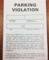 My client was having a garage sale and I walked away with a pad of these parking violations for $1