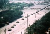 The original photo of tank man just shows us how big the protest was back in 1989.