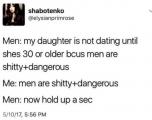 Daughters and dating