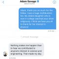 Adam Savage is a pure soul