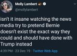 [X-Post] Media Does to Bernie What it Should Have Done to Trump