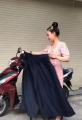 How do wear a dress to work and still ride your scooter.