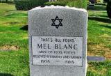 Tombstone of Mel Blanc, who provided the voice of Bugs Bunny, Daffy Duck, Porky Pig, Tweety Bird, Sylvester the Cat, Yosemite Sam, Foghorn Leghorn, Marvin the Martian, Pepé Le Pew, Speedy Gonzales, the Tasmanian Devil etc... [x-post from Pics]