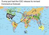 White House releases coronavirus contagion forecast.