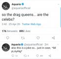 Aquaria's here to explain the concept of Celebrity Drag Race