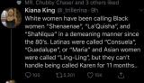 White people have to be the most socially tone-deaf people on the earth if they think Karen is a slur