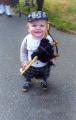 Steven, age 2. And his bagpipes, aged 1 day.