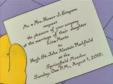 Happy 10th wedding anniversary, Lisa Simpson.