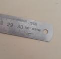 The ruler that I'm using is from USSR