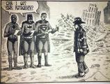 This drawing appeared in the Daily News a few days after the 9/11 tragedy.