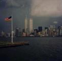 Last sunset picture of the World Trade Center on Sep 10, 2001