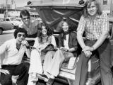 Eugene Levy, Dan Ackroyd, Gilda Radner, Rosemary Radcliffe, and John Candy in 1974.