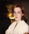 Gillian Anderson with banana for scale. 1995