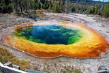Morning Glory Rainbow Pool in Yellowstone