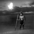 Night fishing in Hawaii in 1940's