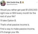 Passive income!