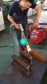 Removing rust with a high-powered laser