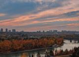 Photo I took of the Edmonton River Valley. Edmonton has great views this time of year.