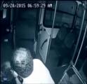 Brave boy with cerebral palsy defends bus driver from an assailant.