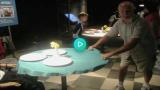 Tablecloth trick save