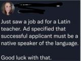 Maybe they thought it was the same as Spanish??