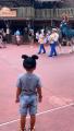 Four year old tips hat to Disney Princesses
