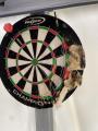 My dartboard after a particularly heavy storm