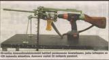 80 year old engineer in hämeenlinna built a gun out of a drill that can shoot 420 in a minute and it uses 22 caliber bullets
