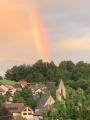 [OC] Rainbow over the village