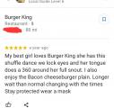 This Burger King review exists
