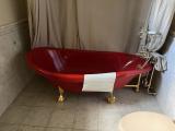 This is the bathtub the first batch of Jolly Ranchers were made in in 1949