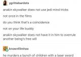 Anakin the murderer