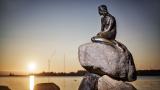The little mermaid has been sitting on a stone in the port of Copenhagen since 1913