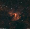 False Color Cave Nebula in Cepheus using the L-eXtreme Filter
