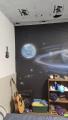 space wall that was airbrushed