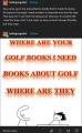 Golf books