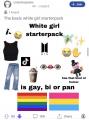 Ah yes, being queer, what a basic white girl trait